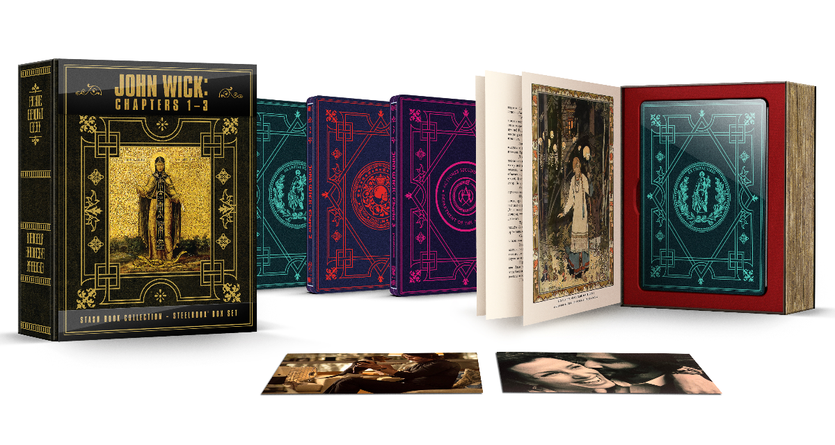 John Wick Stash Book Collection 4K SteelBook Arrives February 28th