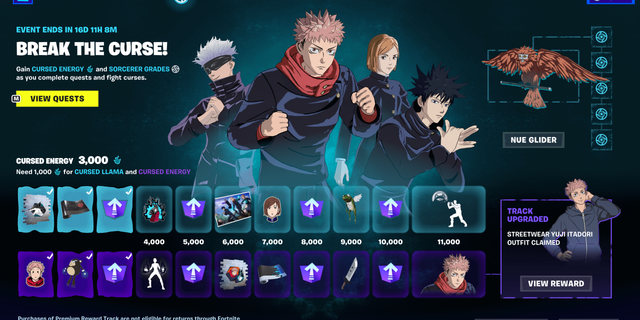 ‘Jujutsu Kaisen’ Teams Up With ‘Fortnite’ For Limited Time Collaboration