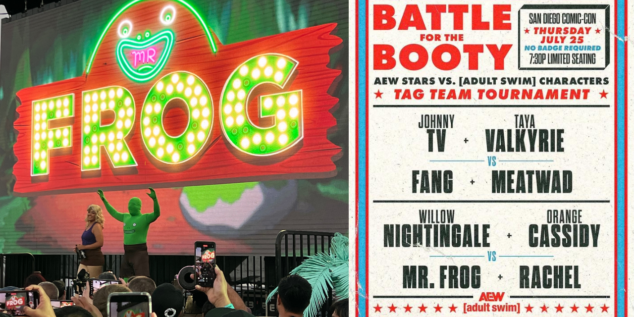 AEW Takes On Adult Swim In ‘Battle For The Booty’ At Comic-Con [Recap]